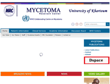 Tablet Screenshot of mycetoma.uofk.edu