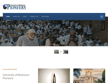 Tablet Screenshot of pioneers.uofk.edu