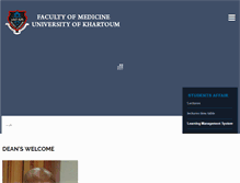 Tablet Screenshot of med.uofk.edu